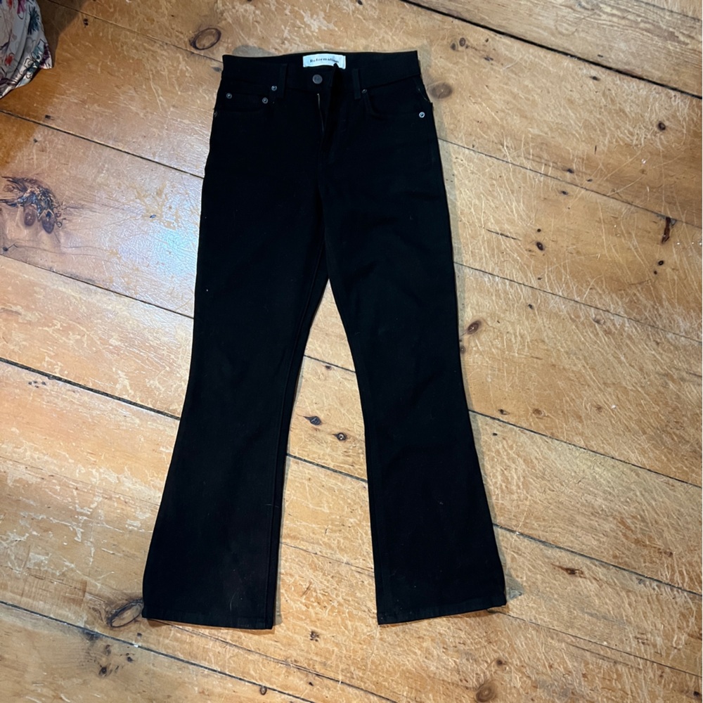 Reformation black jeans